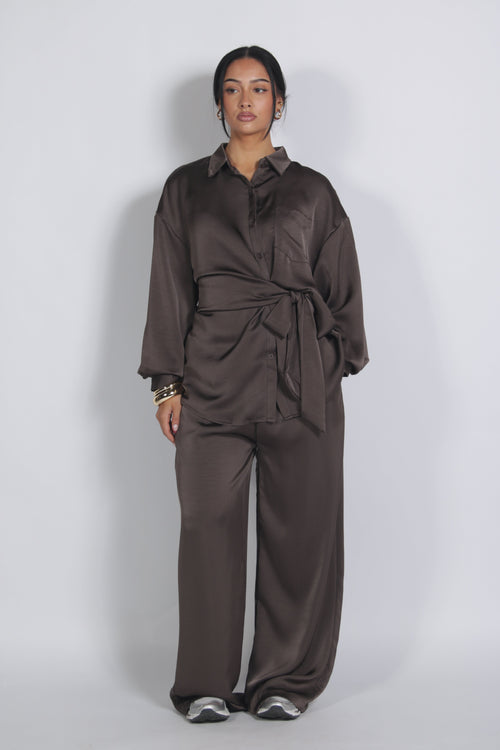 Silk set Taupe