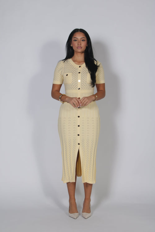 Sandra dress Yellow