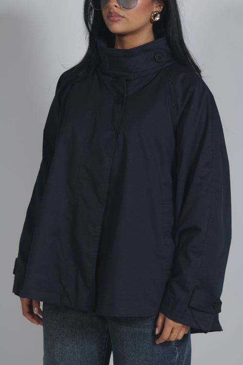 Short trench Navy