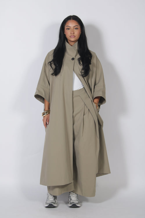 Chèrie Trench long Matcha (PRE ORDER)