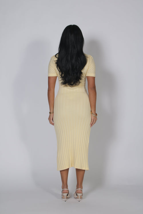 Sandra dress Yellow