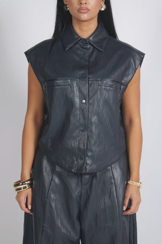 Amber gilet Navy