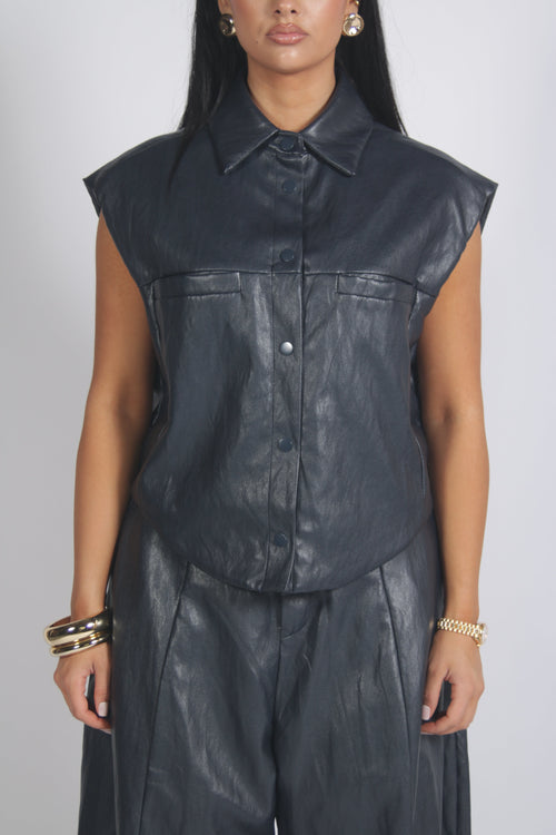 Amber gilet Navy