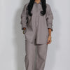 2 piece set Brown
