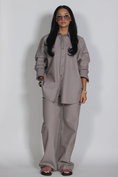 2 piece set Brown