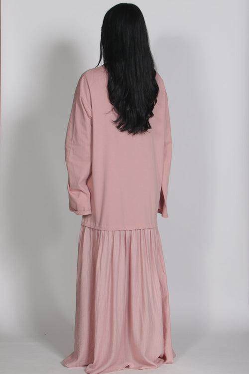 Mika longsleeve dress Rosewood