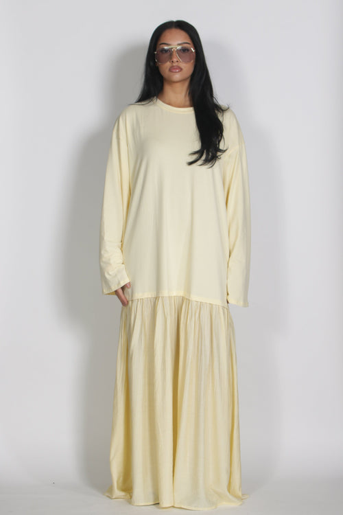 Mika longsleeve dress Butteryellow (PRE ORDER)