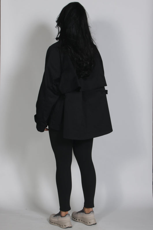Short trench Black