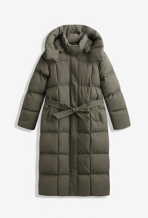 Hooded puffer Khaki