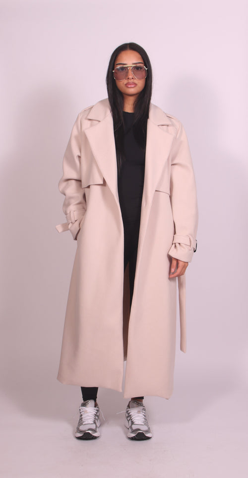 Winter trench Cream