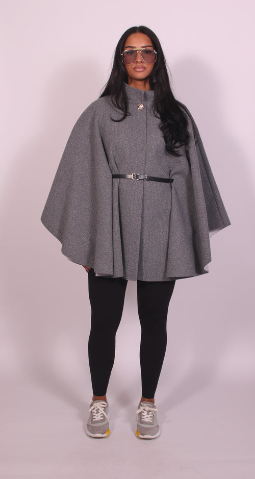 Classy cape Grey