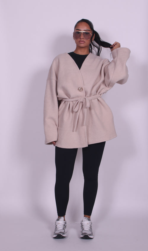 Basic vest Cream