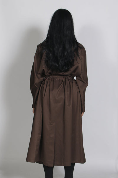 Zip up trenchcoat Olive