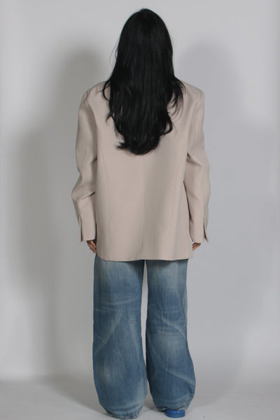 Stick blazer Beige