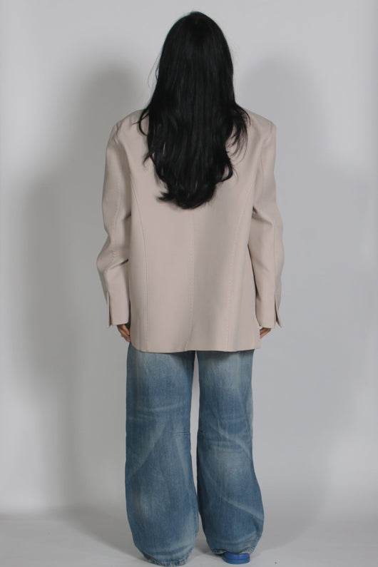 Stick blazer Beige